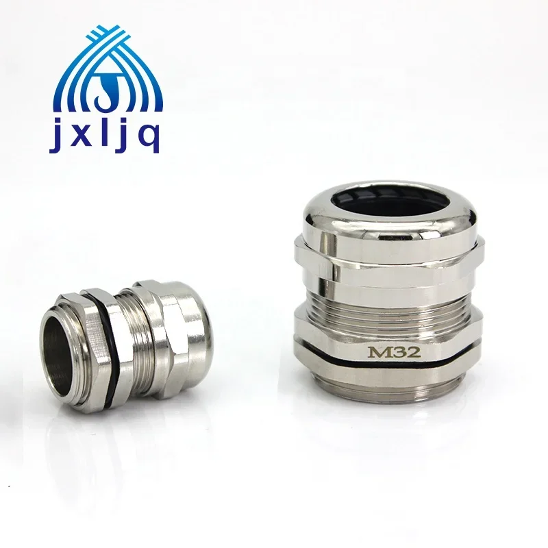 Waterproof Cable Gland brass Glands IP68 PG7 PG9 M12 M16 Metal Joint PG13.5 M24*1.5 Cable Fixing Seal Joint M20 PG11 PG19 M25