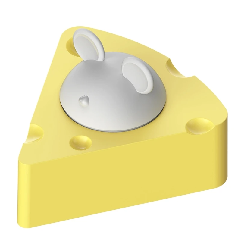 

Мятный шарик в форме сыра для кошек, наклеиваемый на пол или стену, портативная мятная игрушка, Прямая поставка