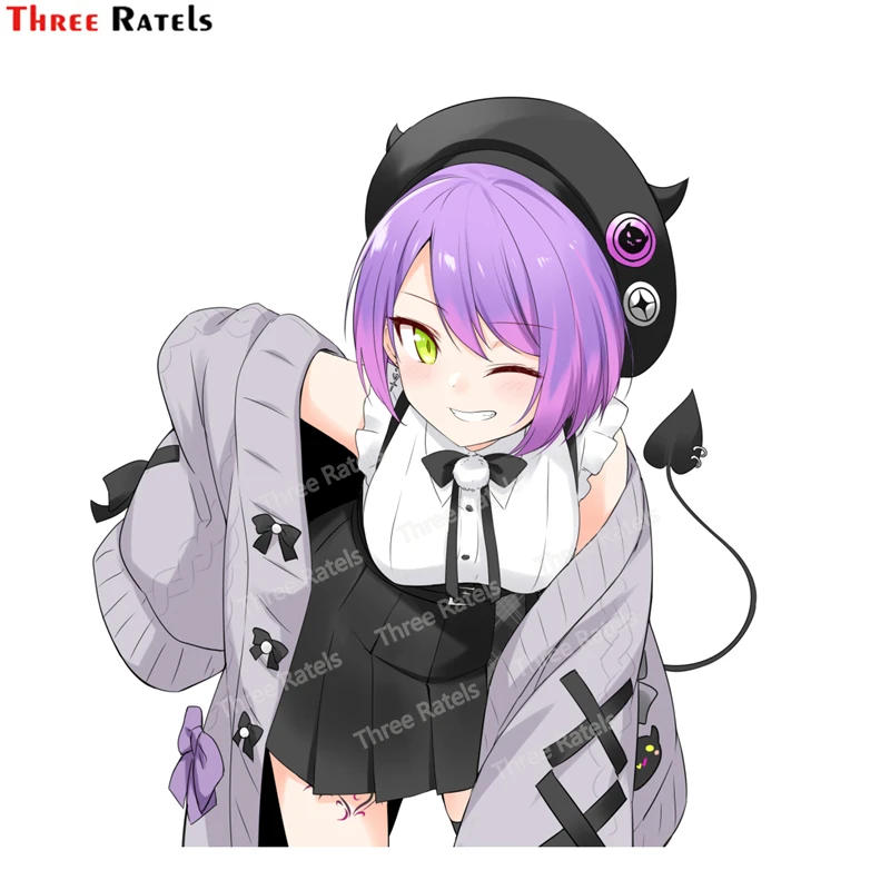 

Three Ratels E895 Tokoyami Towa и Bibi Hololive аниме брендовые наклейки индивидуальные автомобильные аксессуары
