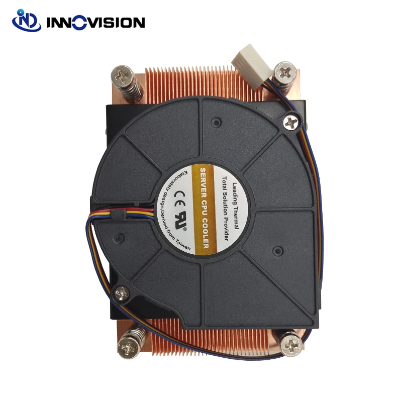 Dissipador de Calor Cooper para Amd Processador Am4 Am5 1u Cpu Cooler Tdp95w para 1u Servidor 27 mm Altura 1ua27 Novo - Imagem 2