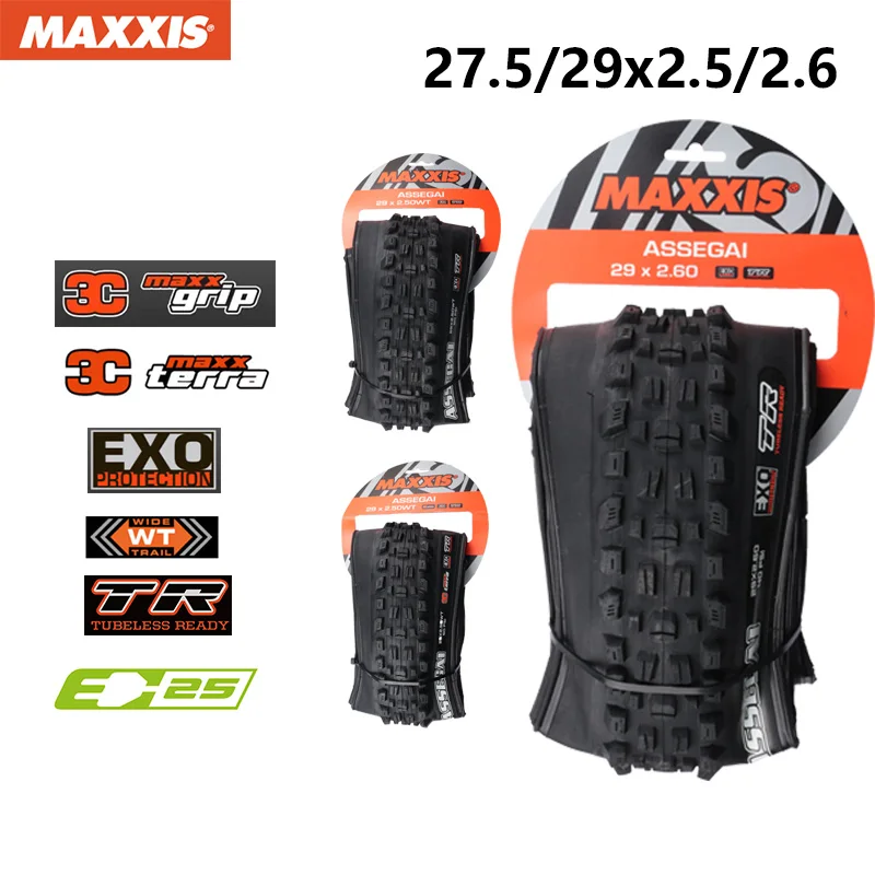 Pneu VTT 27,5 pouces Maxxis Assegai Wide Trail Exo tubeless ready