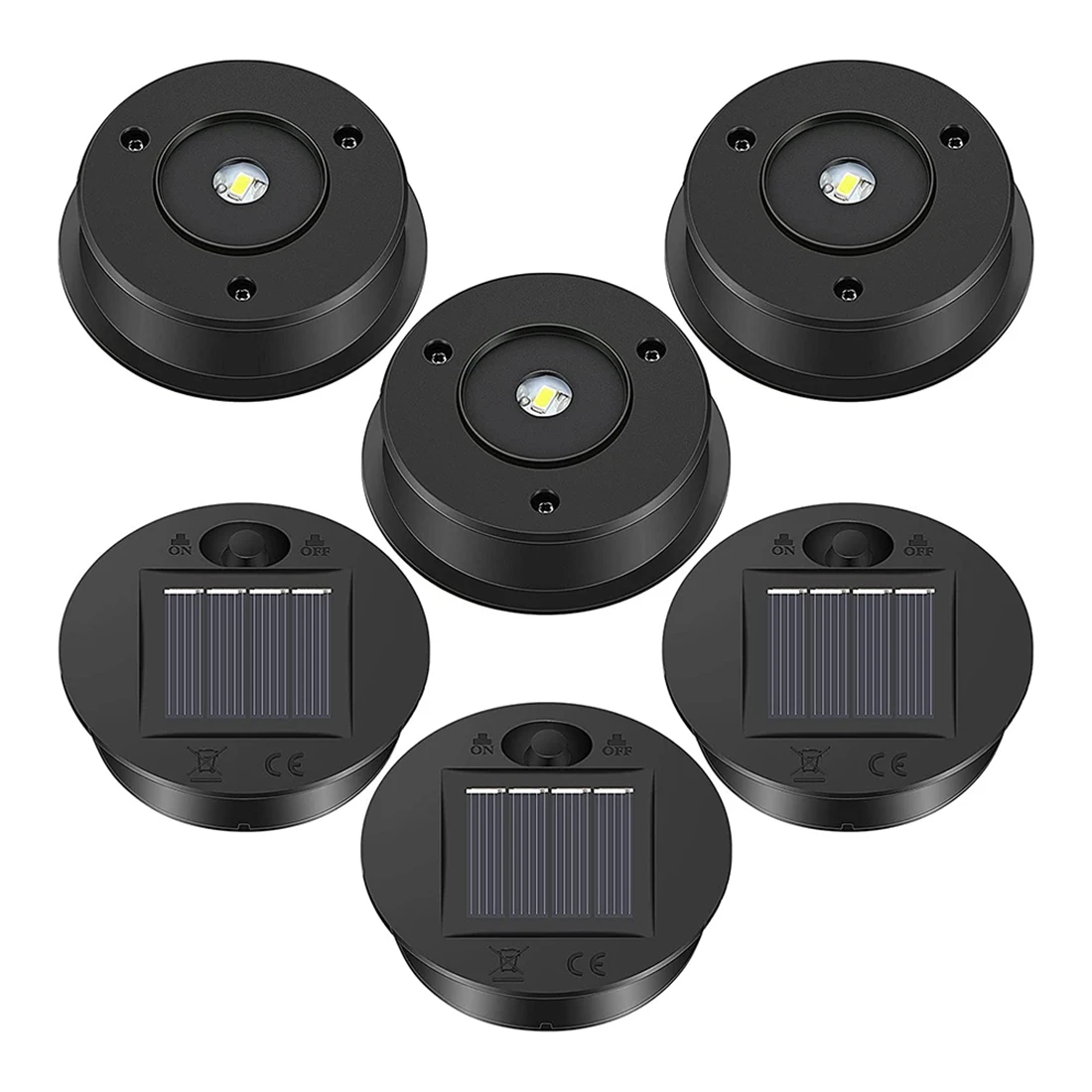 Solar Lights Replacement Top 7 Solar Lantern Parts LED Panel Lantern Lid Lights for Outdoor Hanging 6 Pcs solar lantern parts