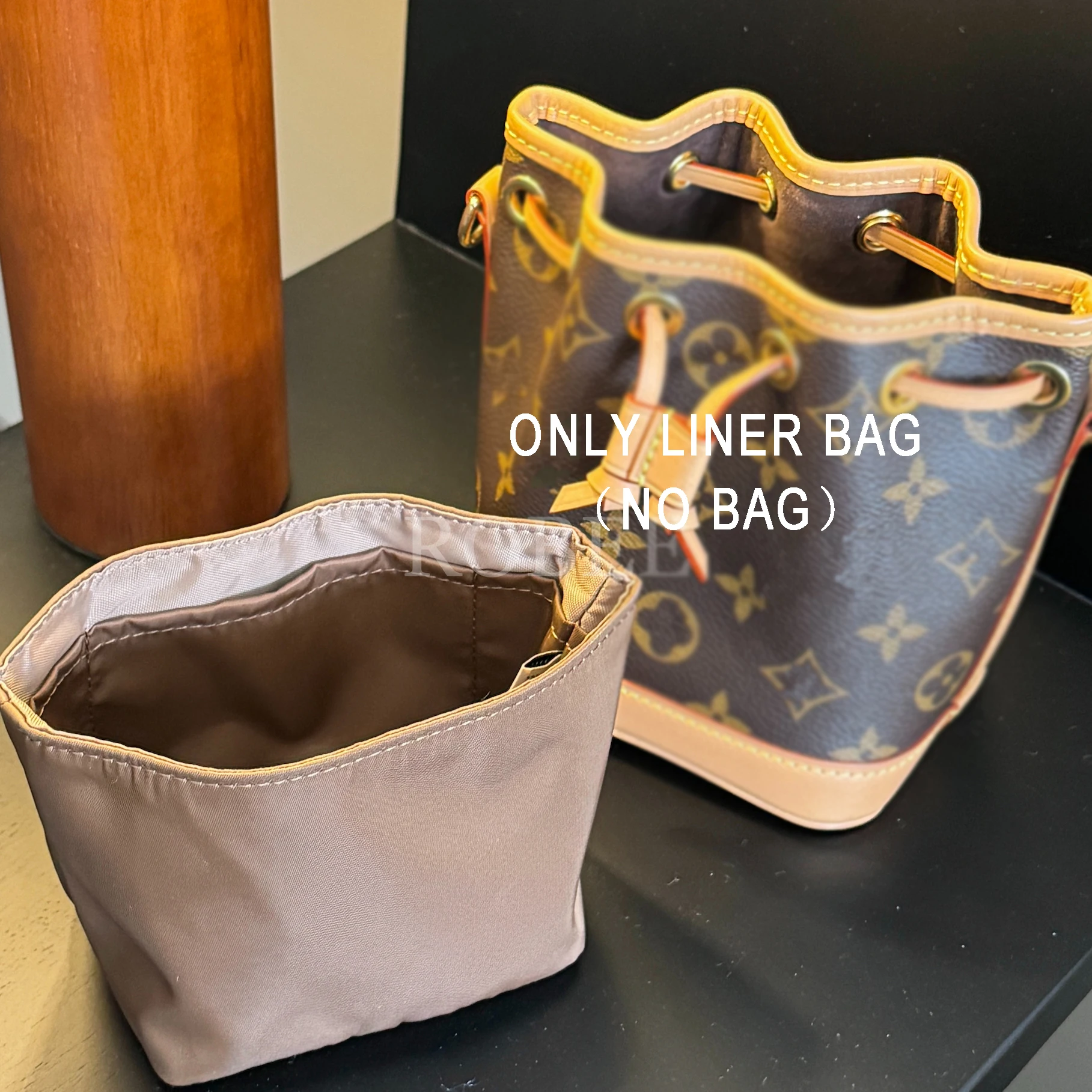 

Rose ONLINE For LV NanoNoe sleeve bag, mini bucket bag, inner tank bag, medium bag, support storage bag