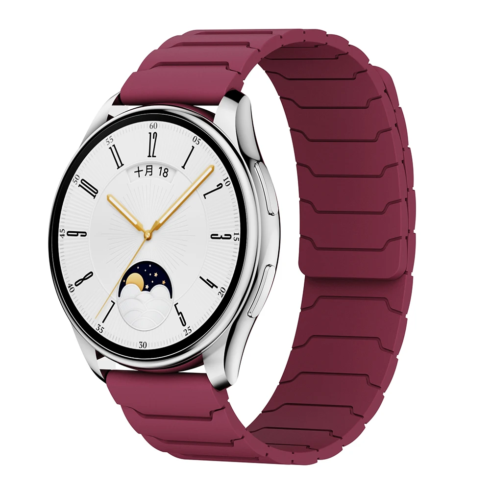 Magnetic Loop Silicone Watch Strap - Universal Fit 20mm/22mm