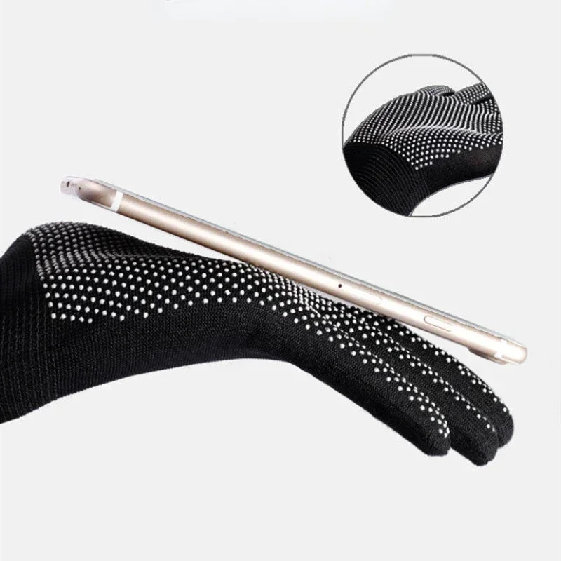 Half Finger Knit Gloves Breathable Sunscreen Anti-slip Cycling Fishing Gloves Men Women Touchscreen Outdoor Sport Gloves