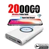 200000mAh Power Bank Two Way Wireless Fast Charging Powerbank Magnetic Type-c External Battery For Iphone Samsung Xiaomi Lenovo 1