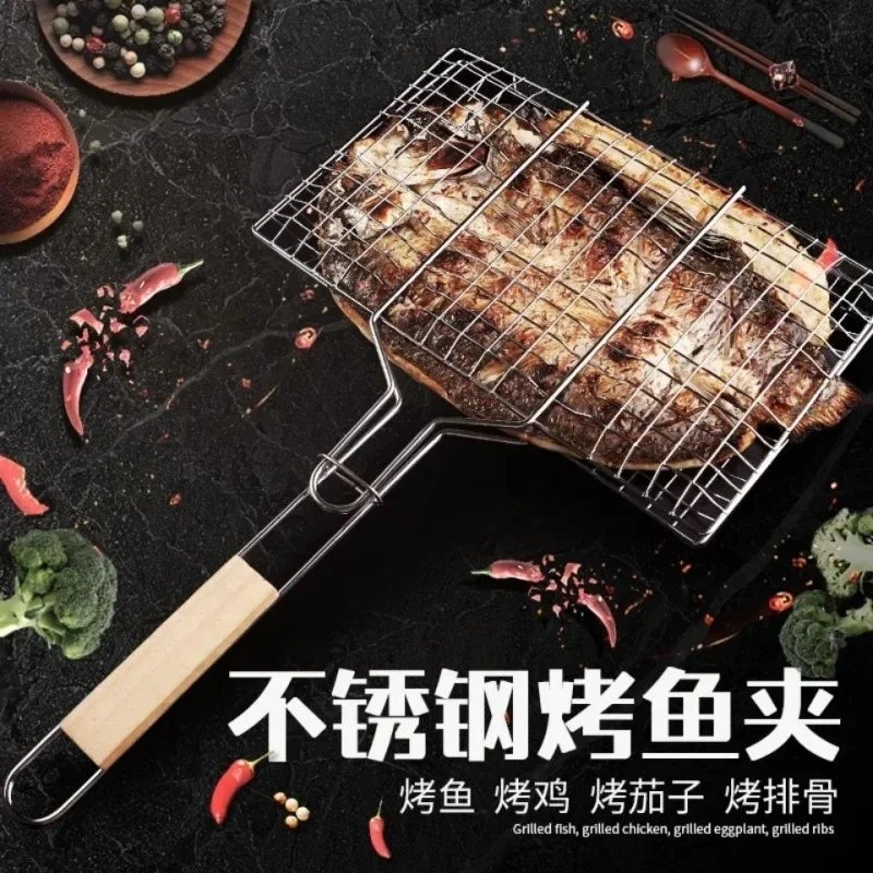 BBQ Non-Stick Grilling Basket Grill Mesh Mat Meat Vegetable Steak Picnic Party Barbecue Tool Heat Resistant Grill Sheet Liner