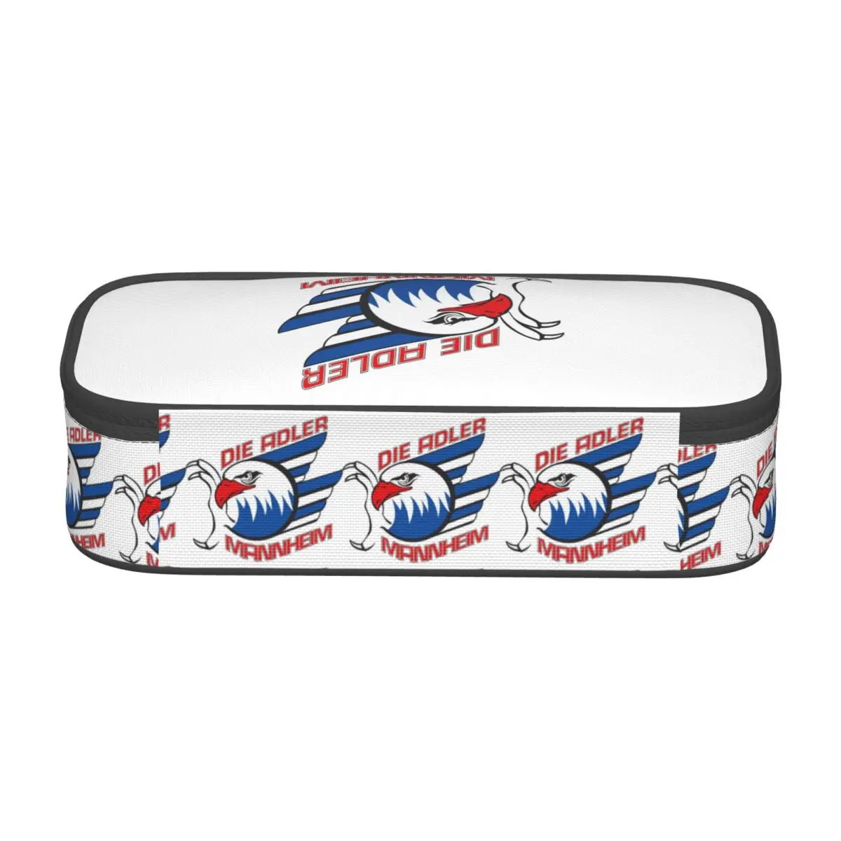 Adler Mannheim 하키 연필 케이스 펜 홀더 보관 문구 용품 학생용 대용량 펜 박스 연필 가방