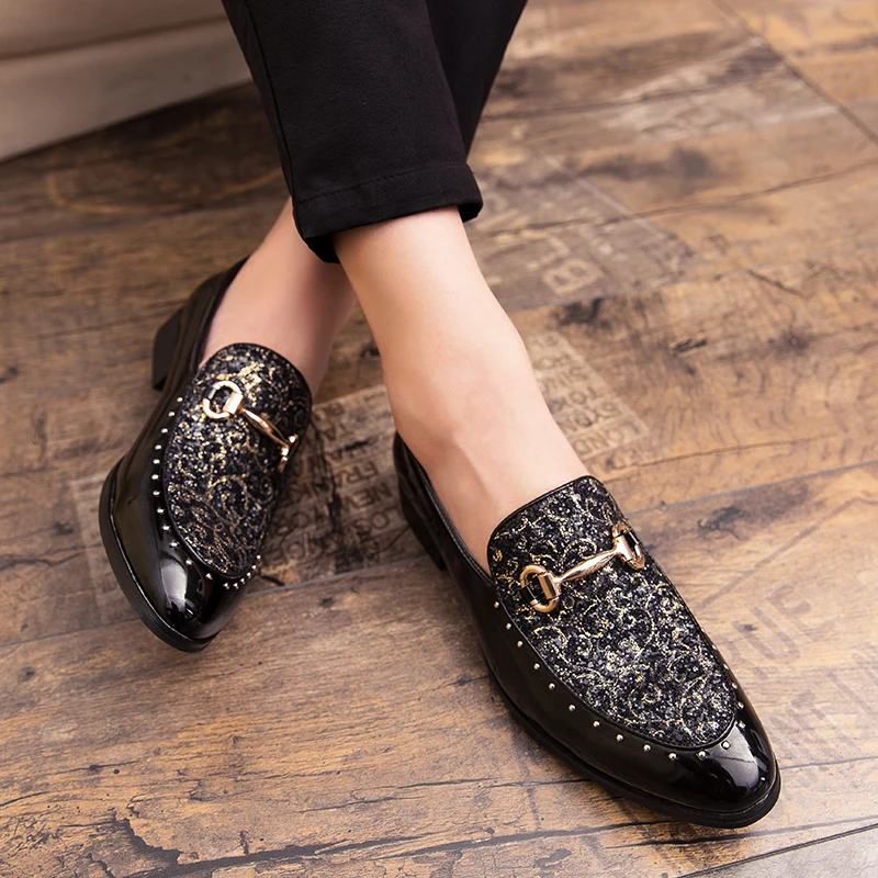 

Men Shoes Casual Adult Moccasins Slip on Designer Fashion Brand Breathable Club Luxury Driving Dress Social Men Loafers Shoes