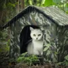 Stray cat dog rescue waterproof and warm outdoor tent cat kennel kennel for small and medium-sized pets indoor and outdoor use 3
