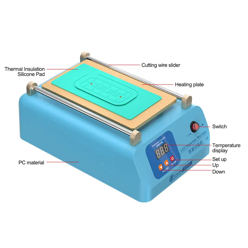 Screen Separator SUNSHINE S-918L LCD For Mobile Phone Below 8 Inches Super Suction Screen Repair