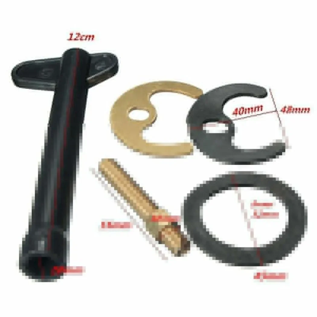 Bathroom Accessories Tap Faucet Fixing Fitting Kit M8 Bolt Washer Wrench Plate Sink Monobloc Mixer Tap