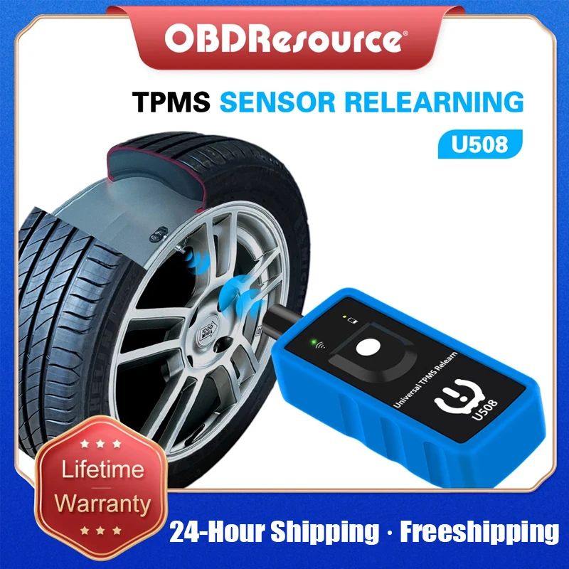 OBDResource Car TPMS Reset Tool U508 Car Tire Pressure Monitoring Sensor For Ford Opel BMW Jeep GMC Chevrolet etc Car