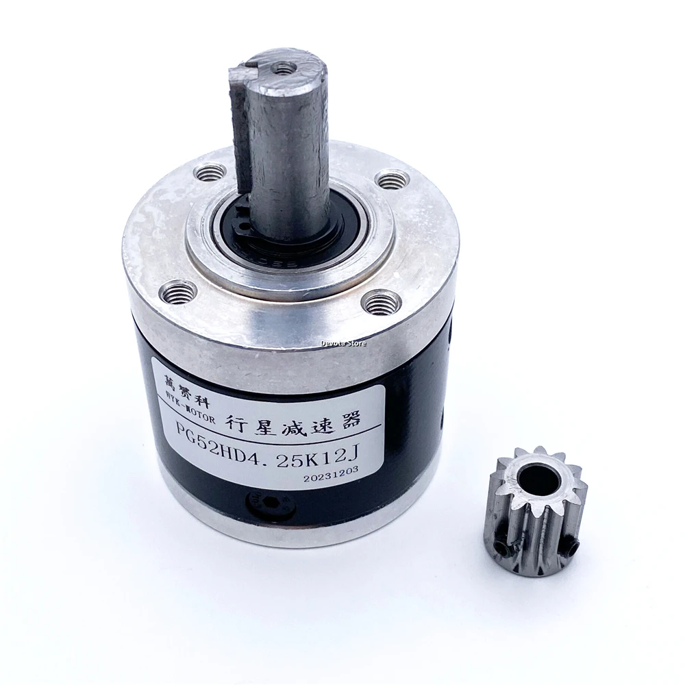 Heavy-duty Engrenagem Planetária Redutor Caixa de Engrenagens para Micro dc Escova Brushless Stepper Motor 12 mm Eixo-opcional Eixo 52 mm