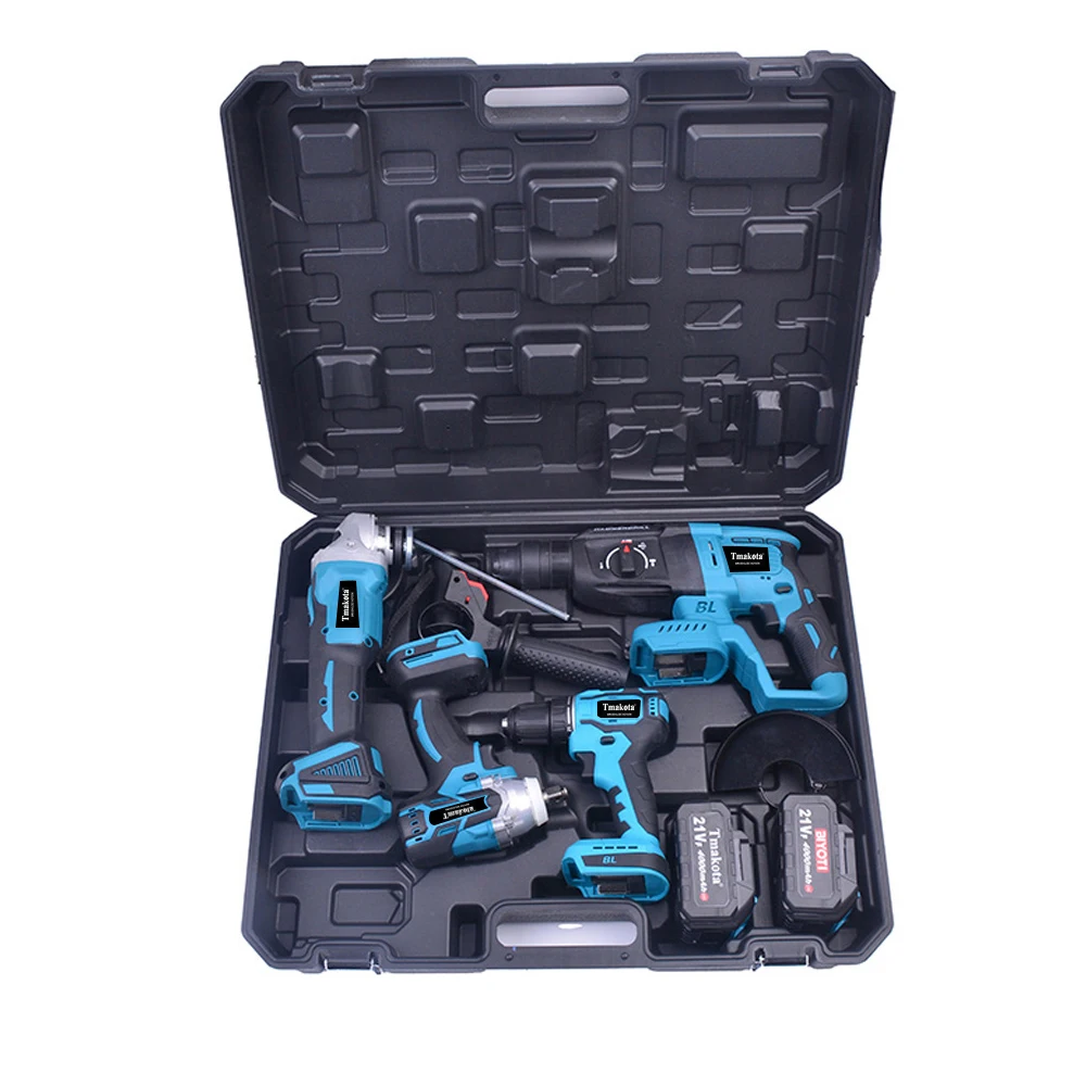 

2022 Factory direct sale High Quality 4 in One Brushless Cordless power tools hand tool set Combo Kits electrical tool box set
