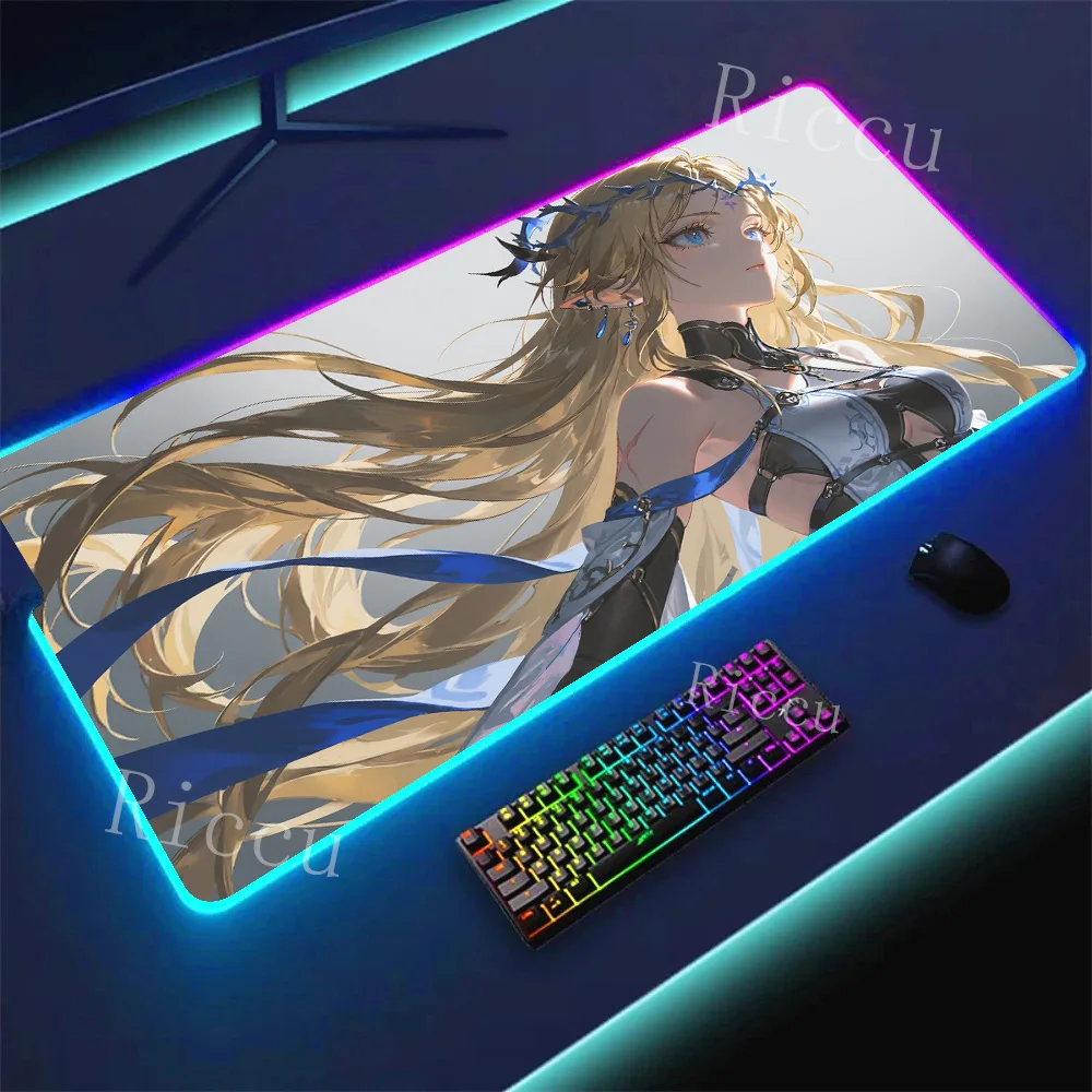 Extra Large RGB HD Kawaii Non-slip Gaming Mouse Pad