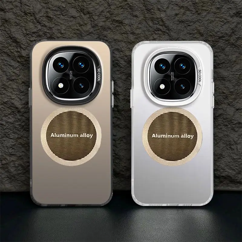 Deluxe Heat Dissipation Magnetic Back Cover with Shockproof Bumper
