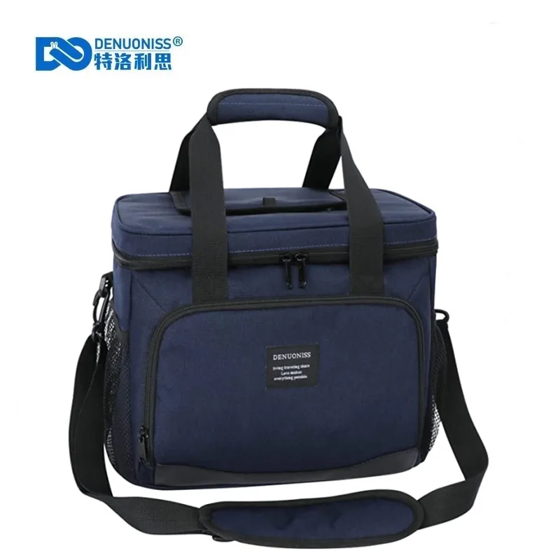 12L/16L Insulated Thermal Cooler Lunch Box Bag For Work Picnic Bag Car Bolsa Refrigerator Portable Shoulder lunch bag bento bag cooler bag