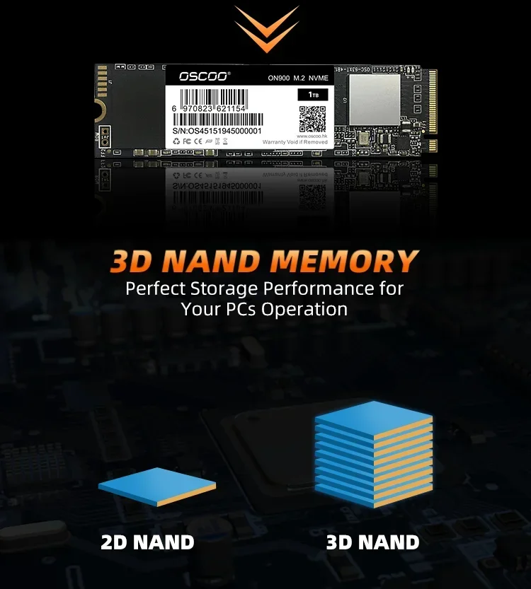 【SSD 512GB 2個セット】OSCOO ON900 M.2 NVMe 5PCS/1PCS OSCOO ON900 M.2 SSD Hard Disk 512GB 3500MB/s NVMe