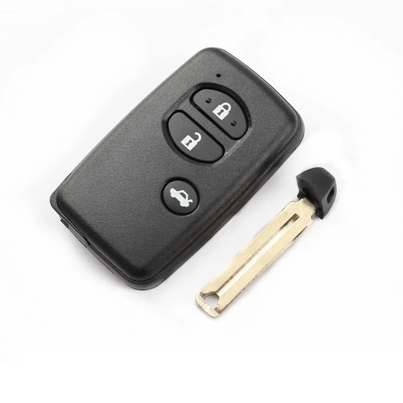 Remote Key Shell For Toyota 2/3/4 Buttons Aurion Avalon Landcruiser Camry Highlander RAV4 Key Holder Replacement Car Accessories xnrkey 2 3 4 buttons remote key shell case for toyota avalon camry rav4 corolla highlander 2012 2015 smart car key housing