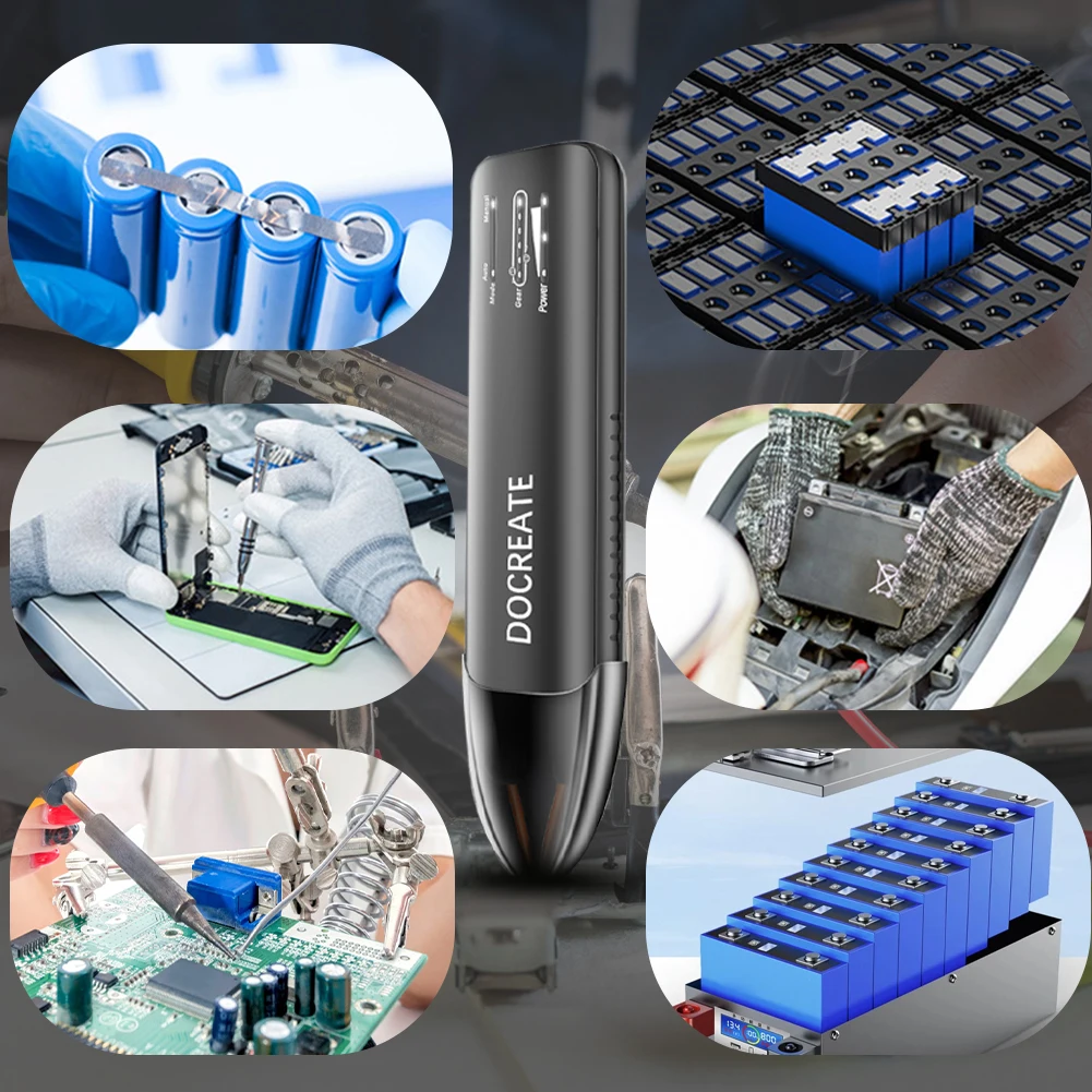 Handheld Spot Welding Machine 11 Gear Adjustable Portable Mini Battery Welder Battery Spot Welding Machine for DIY 18650 Battery