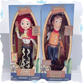 Disponibile: Action Figure di Woody da Toy Story 5, 40cm, con Suoni in Inglese, Bambola in Stoffa, Personaggio Cowboy, Merchandising del Film, Regalo da Collezione