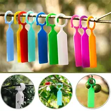 

100Pcs/Set Garden Plant Markers Waterproof Plant Labels Greenhouse Orchard Plastic Plant Hanging Tags Reusable Seedling Labels