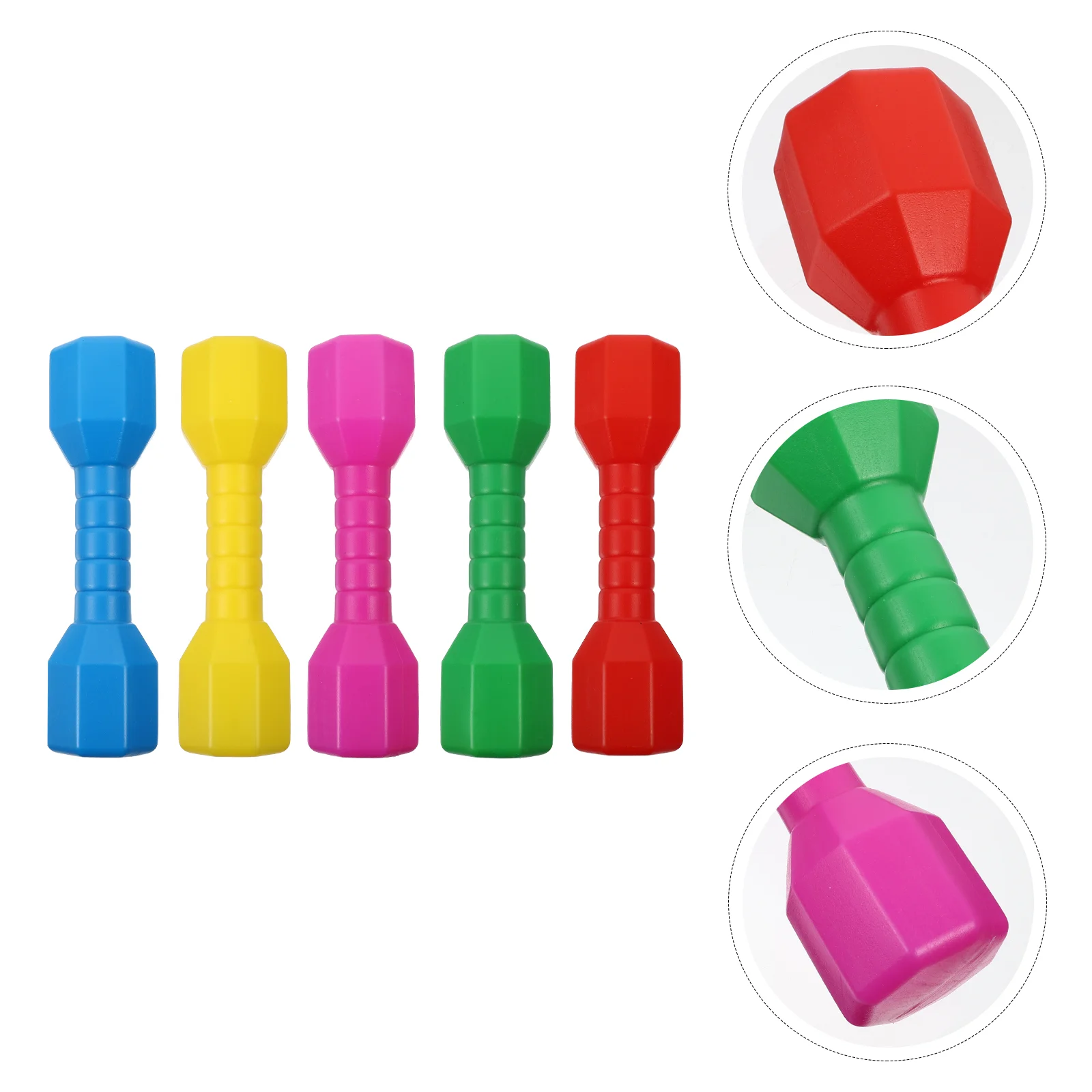 

5 PCS Toddler Fitness Dumbbells Home Gym Exercise Barbell Kindergarten Sports Equipment Toy Children Toys Kid