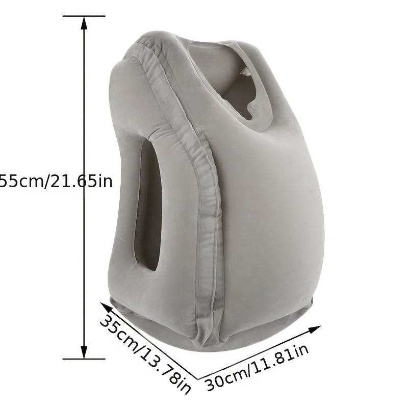 Inflatable Travel Pillow Portable Cushion Neck Pillow Travel Pillow Cushion Padding for Airplane Car Office Neck Nap Pillows 6