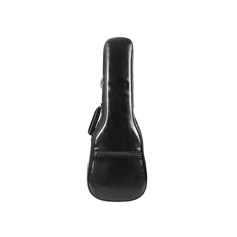 

21/23/26Inch Ukulele Bag Soft Leather Carrying Case Waterproof Shoulder Backpack PU Soft Case Monolayer Bag Single Padded