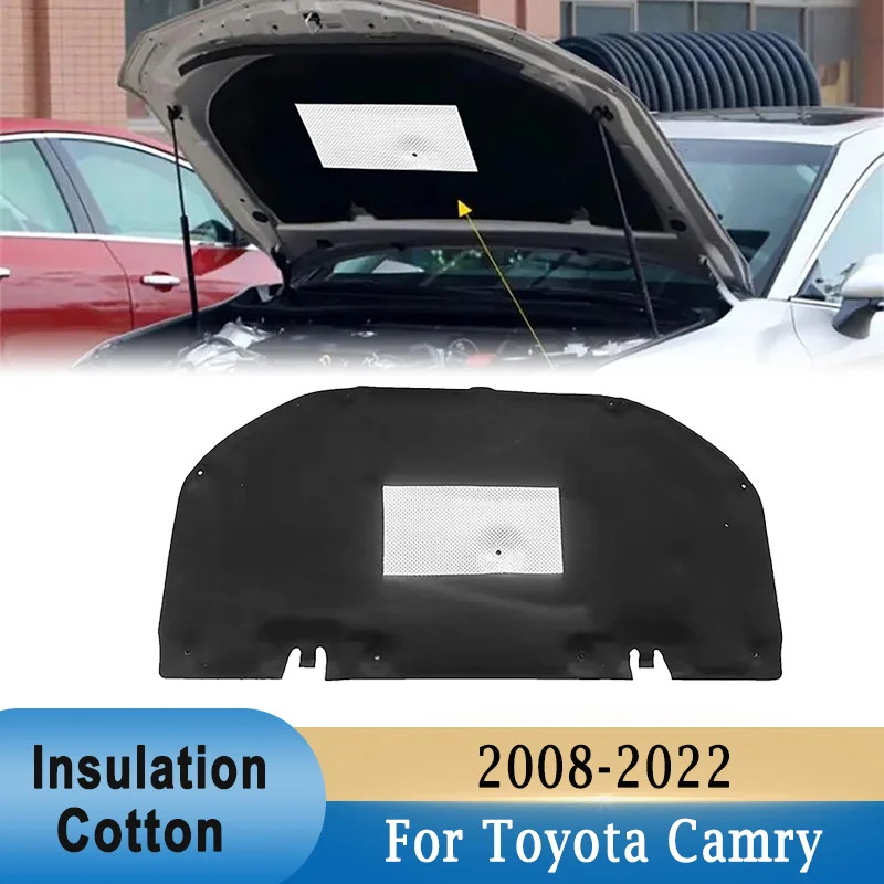 ForToyotaCamry20082022FrontEngineHoodInsulationPadSoundHeat