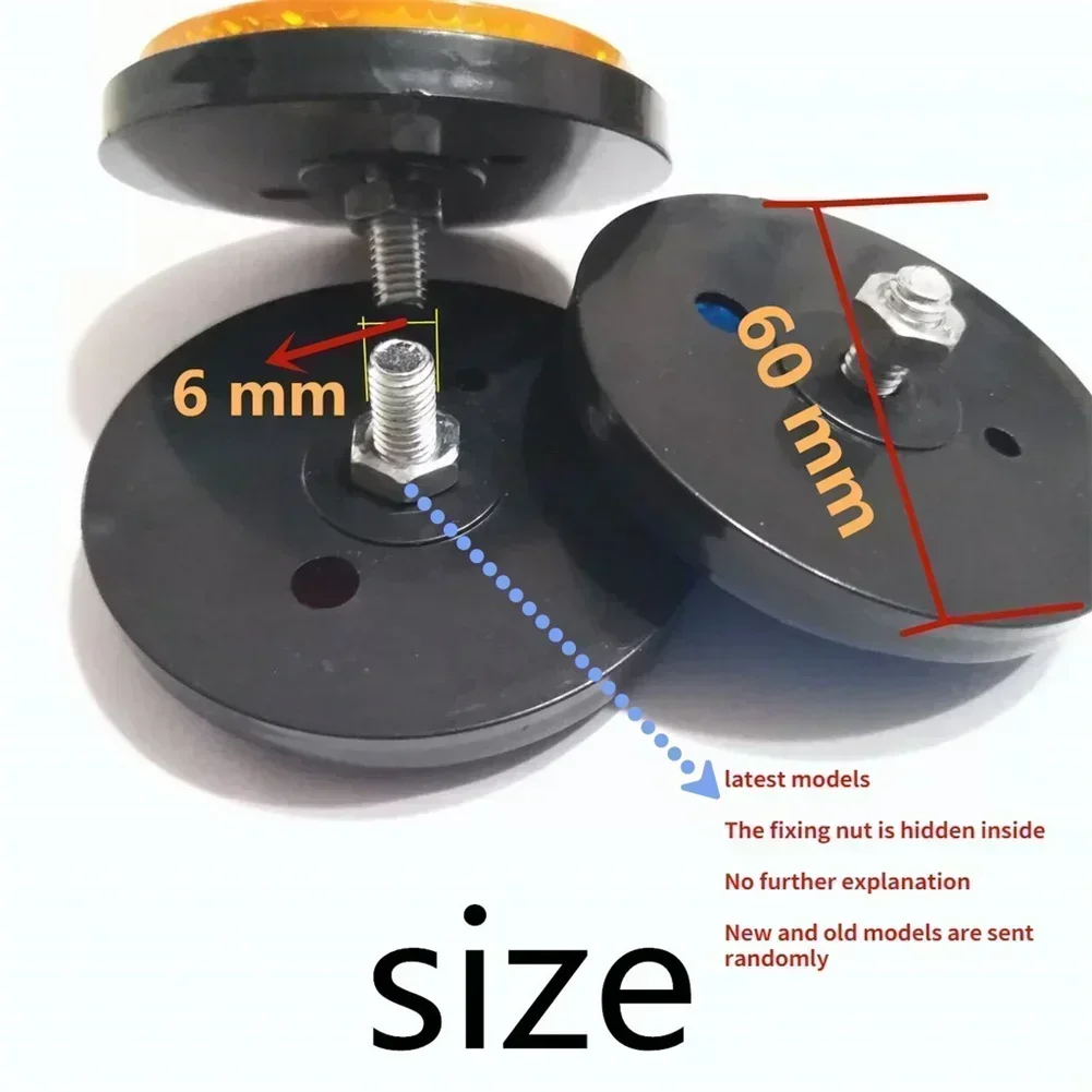 Circular Night Reflector Red Yellow White Blue Green for Car Trucks Motorcycle Bicycle night reflector