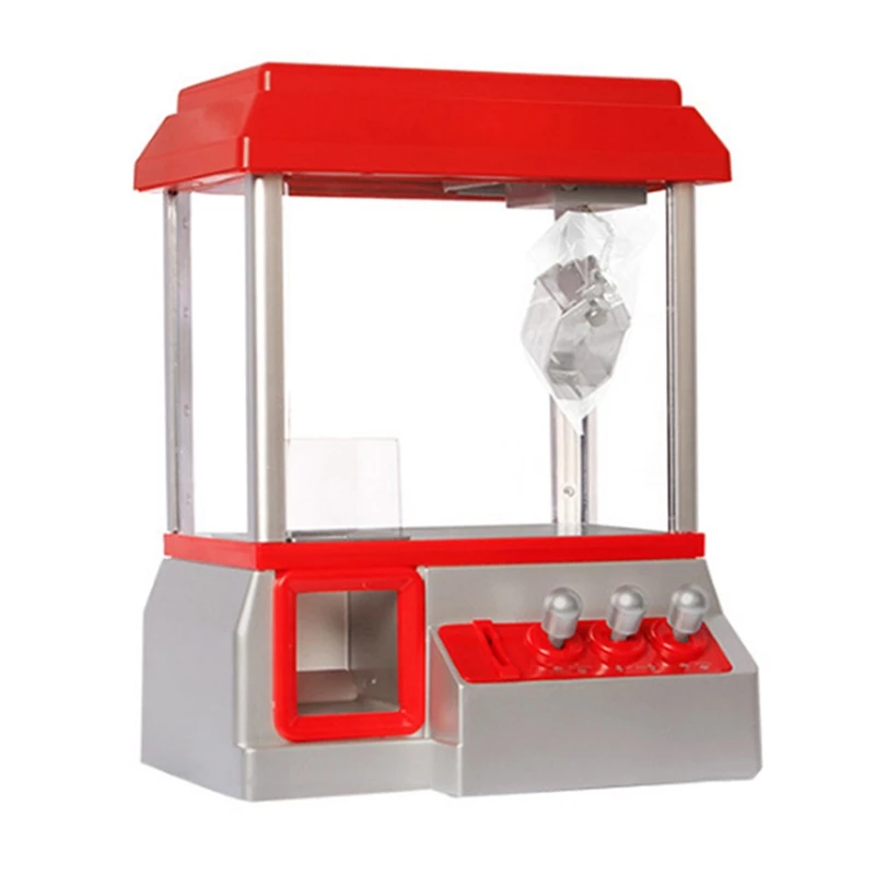 

Kids Mini Arcade Game Machine Vending Music Candy Grabber Coin Operated Claw Machine Toy Gift For Children