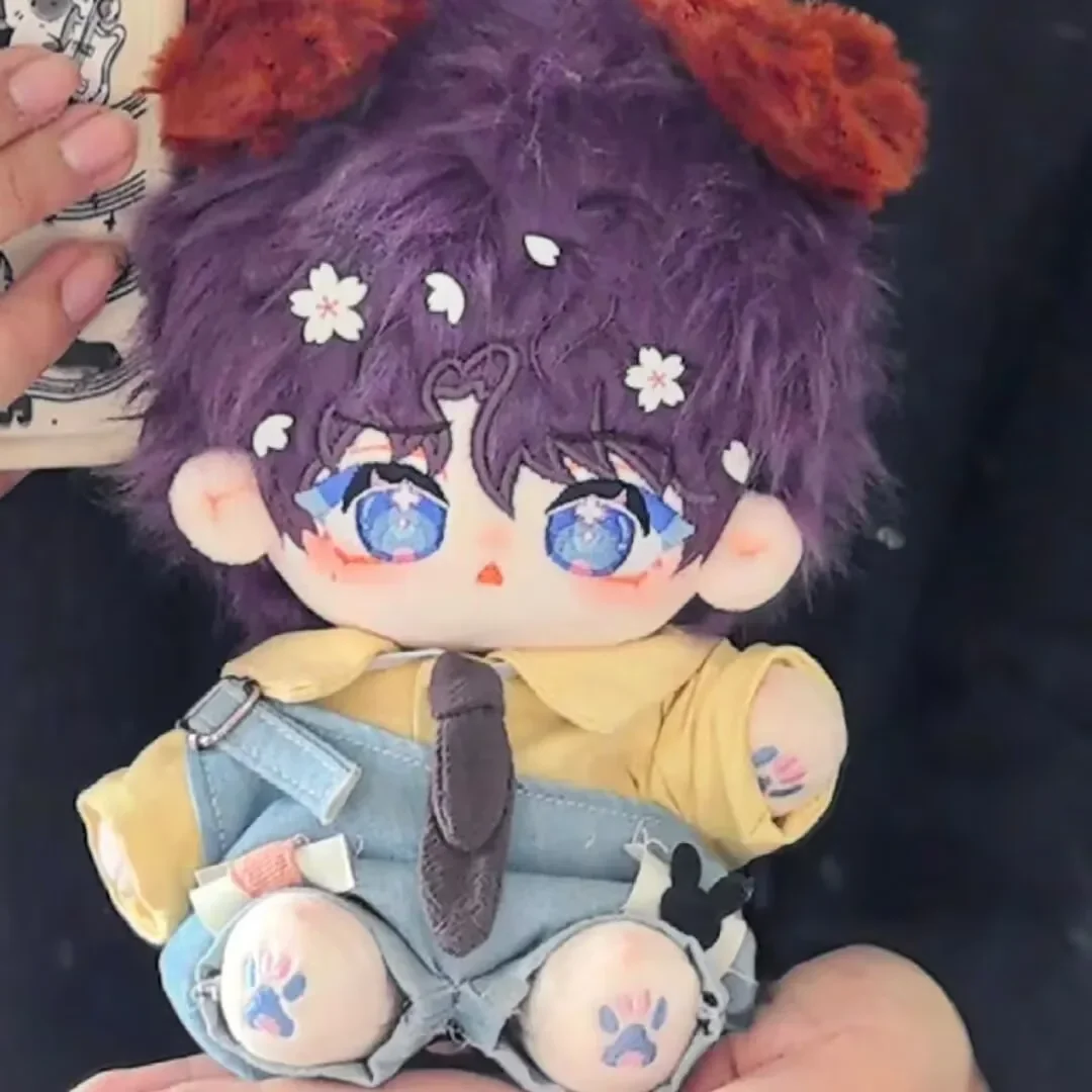 2025 게임 Love and Deepspace Rafayel 카와이 봉제 인형 바디 코스프레 봉제 원피스 옷 장난감 피규어, 20cm 인형