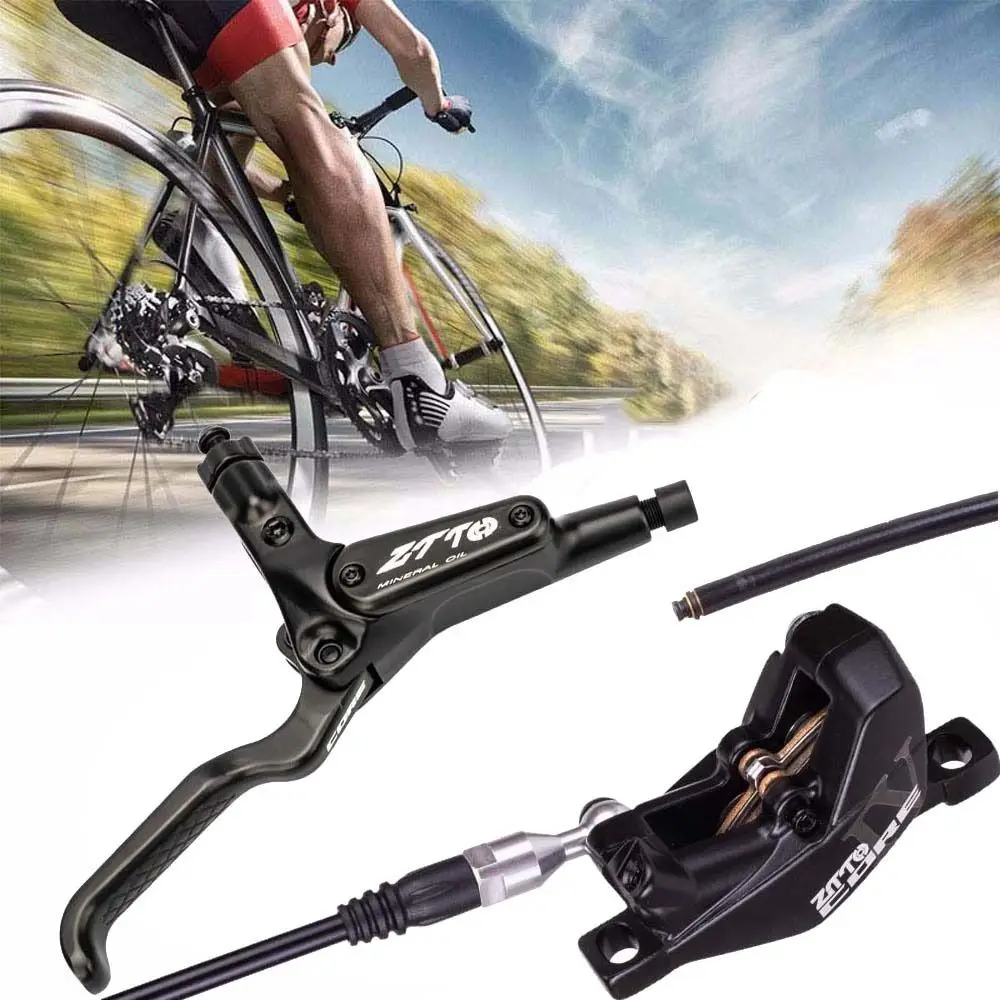 

Oil Bicycle Parts Hydraulic Brake Bike Aceessories Hydraulic Disc Brake 4 Piston Disc Brake Bicycle Brake Disc Bike Parts