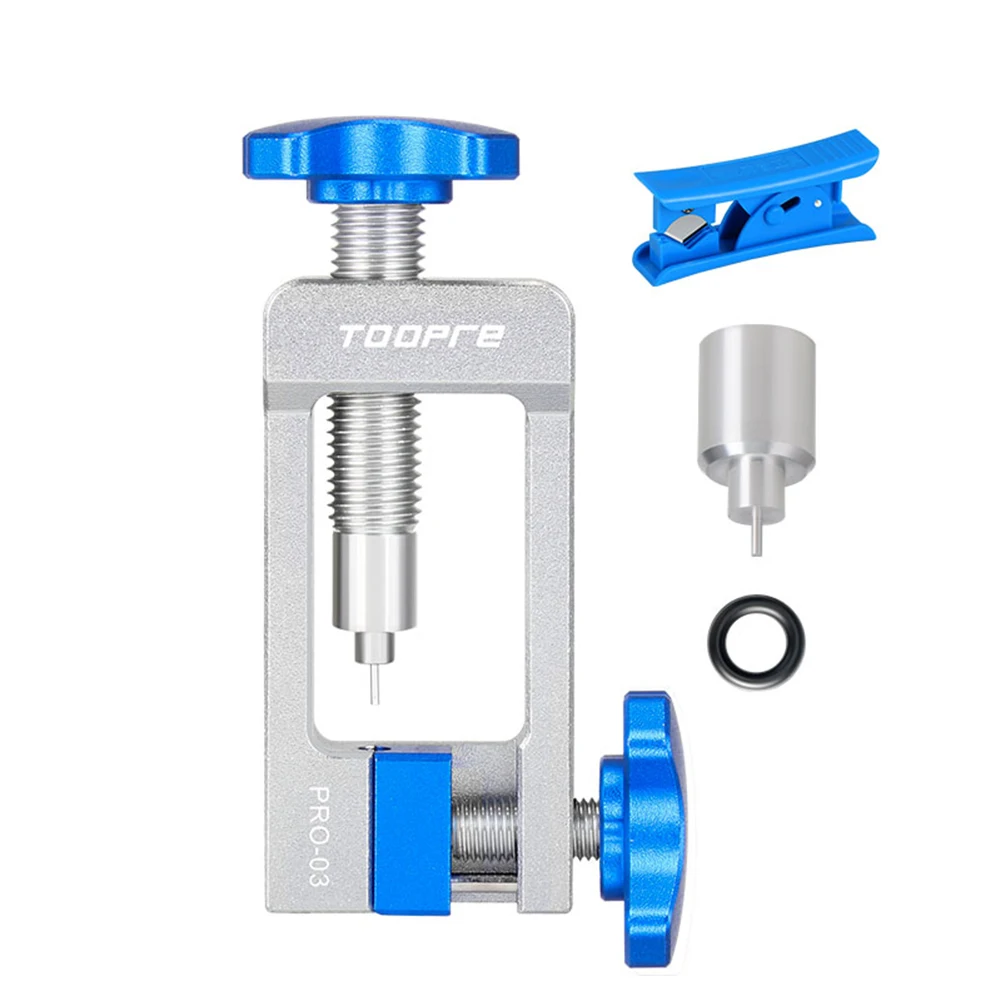 TOOPRE Fahrrad Olive Kopf Öl Nadel Drücken Installation Werkzeug Fahrrad Hydraulische Scheibenbremse Schlauch Einsetzen Nadel Werkzeug Schlauch Cutter – Detail 4