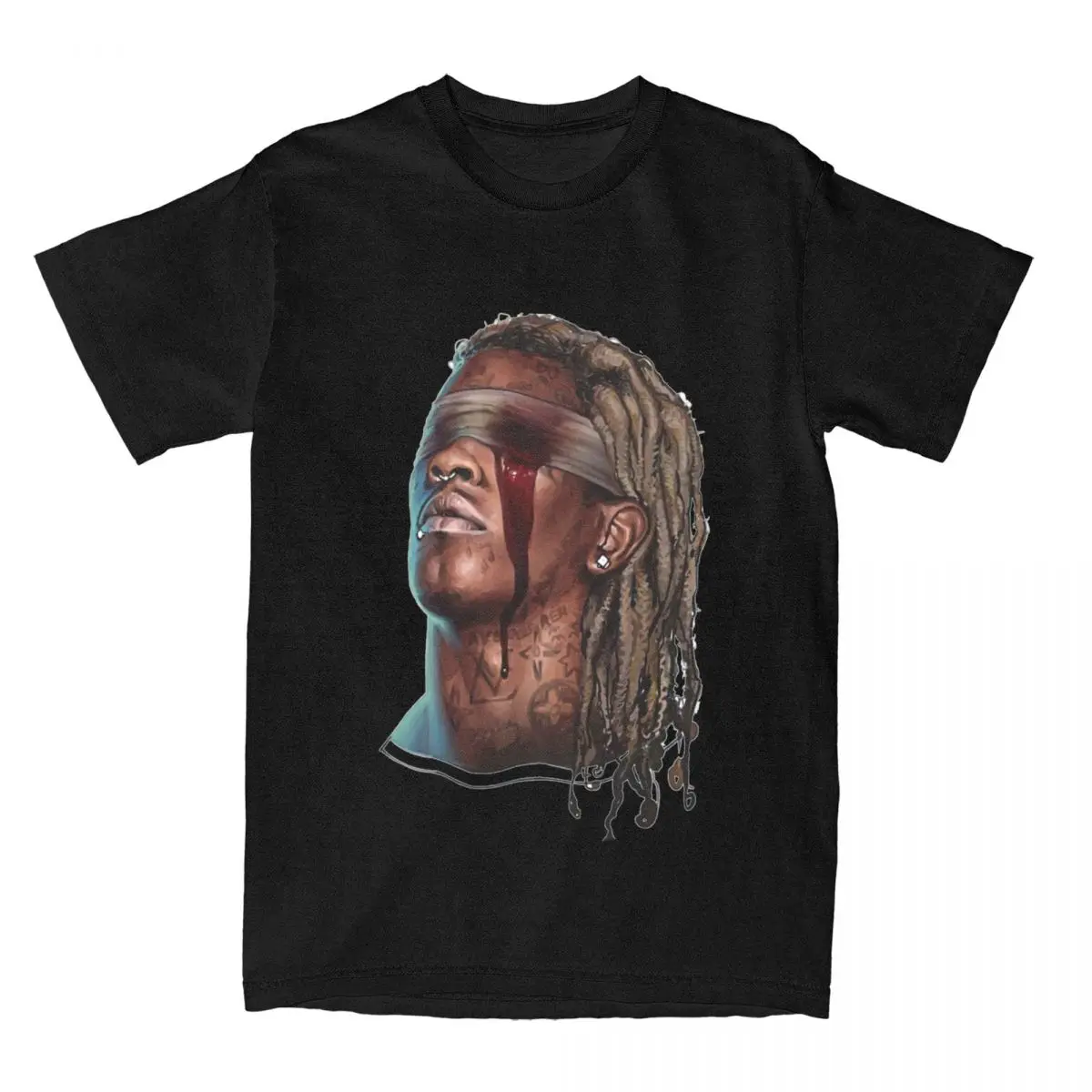 

YoungThug футболка для мужчин и женщин в стиле хип-хоп, рэпер, музыка, рэп, новинка, футболки, футболки из 100% хлопка, топы для взрослых