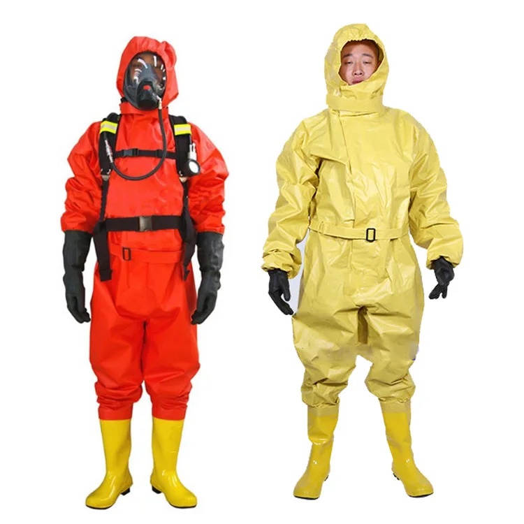 Roupa-protetora-qu-mica-integrada-semi-selada-do-peso-leve-cido-secund ...