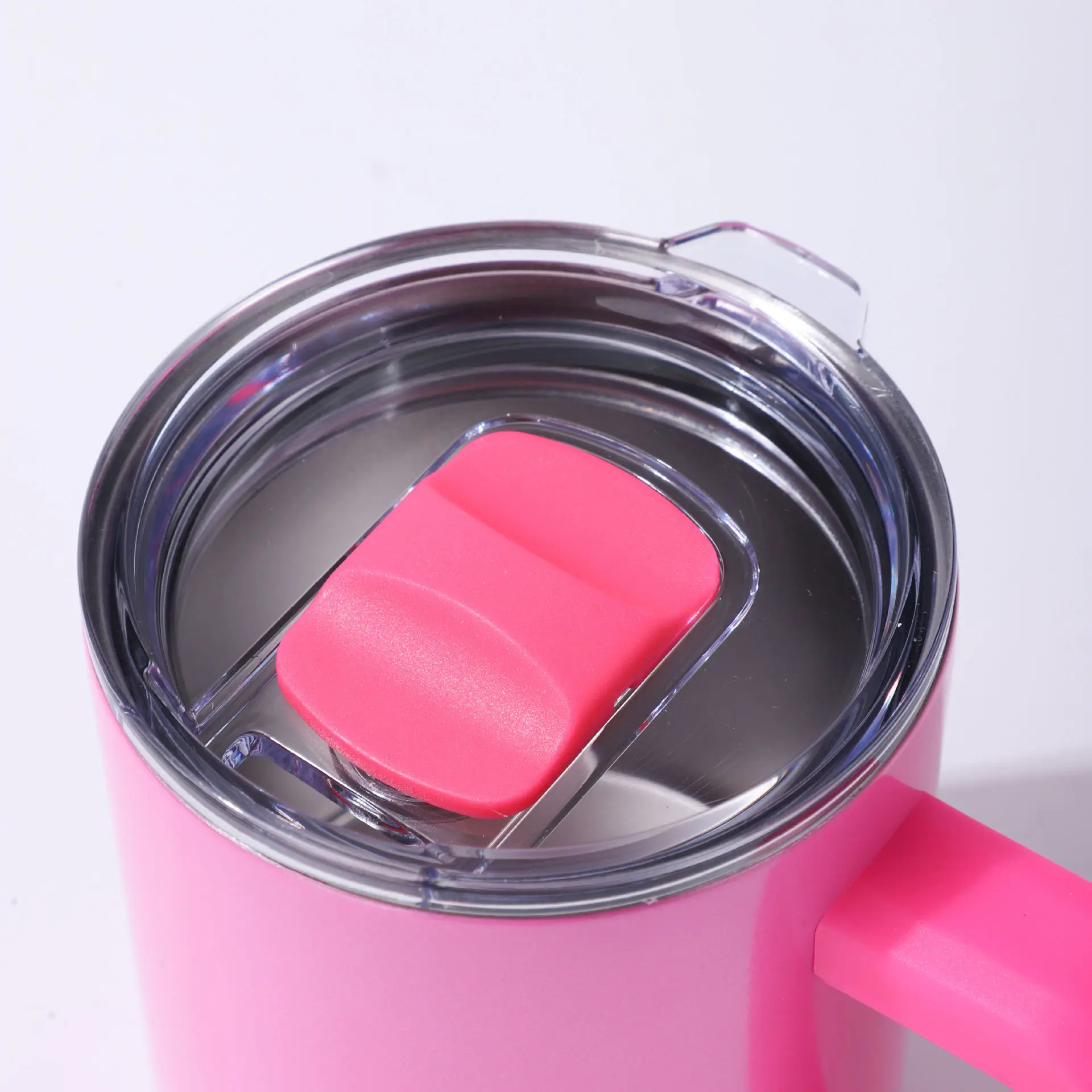 12oz  Sublimation Coffee Mug Magnetic Lid Double-Walled Stainless Steel Insulated Cup With Handle Water Bottle Thermos Bottle view 4