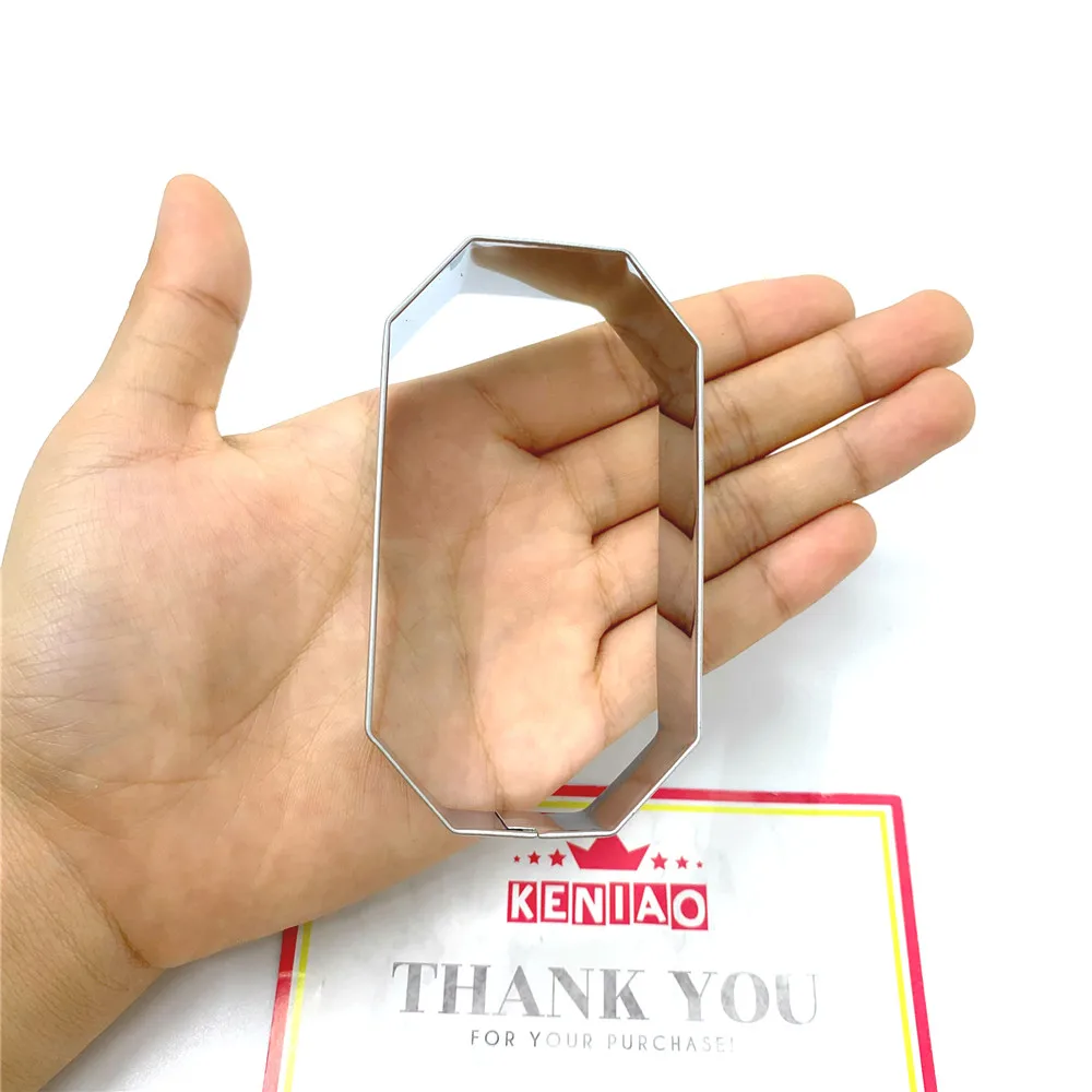 KENIAO Number 0 Cookie Cutter-4.5 x 8.6 CM-Kids Biscuit Fondant Pastry Bread Sandwich Mold Stainless Steel