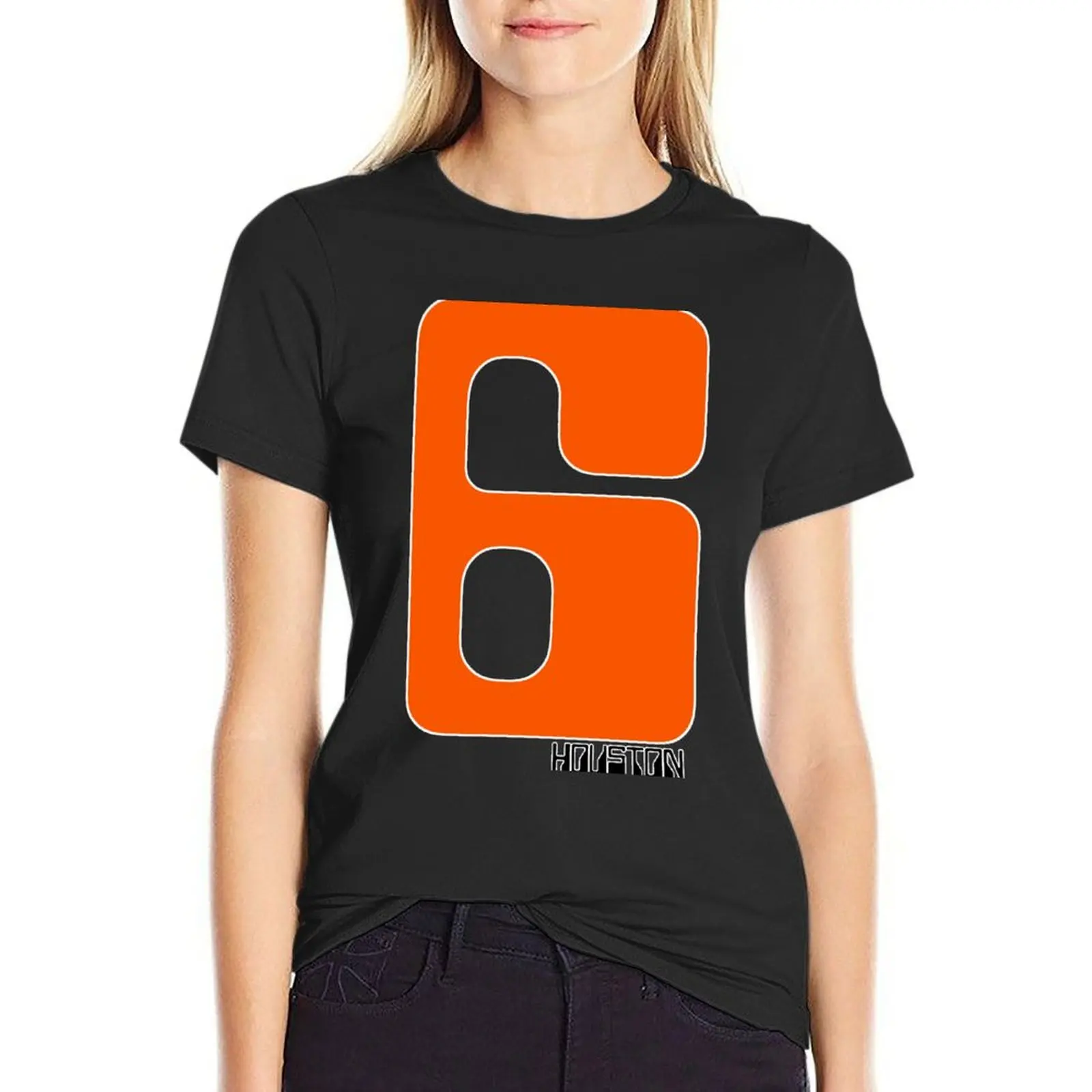 

HOUSTON 6 T-Shirt graphics aesthetic clothes summer blouses woman 2024