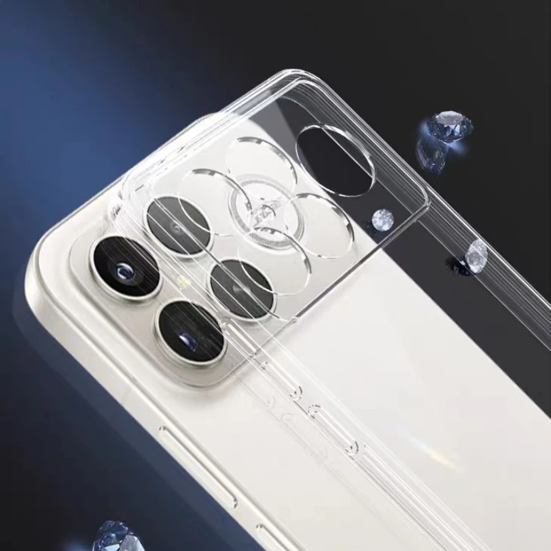 Sleek Transparent Soft TPU Silicone Protective Phone Case