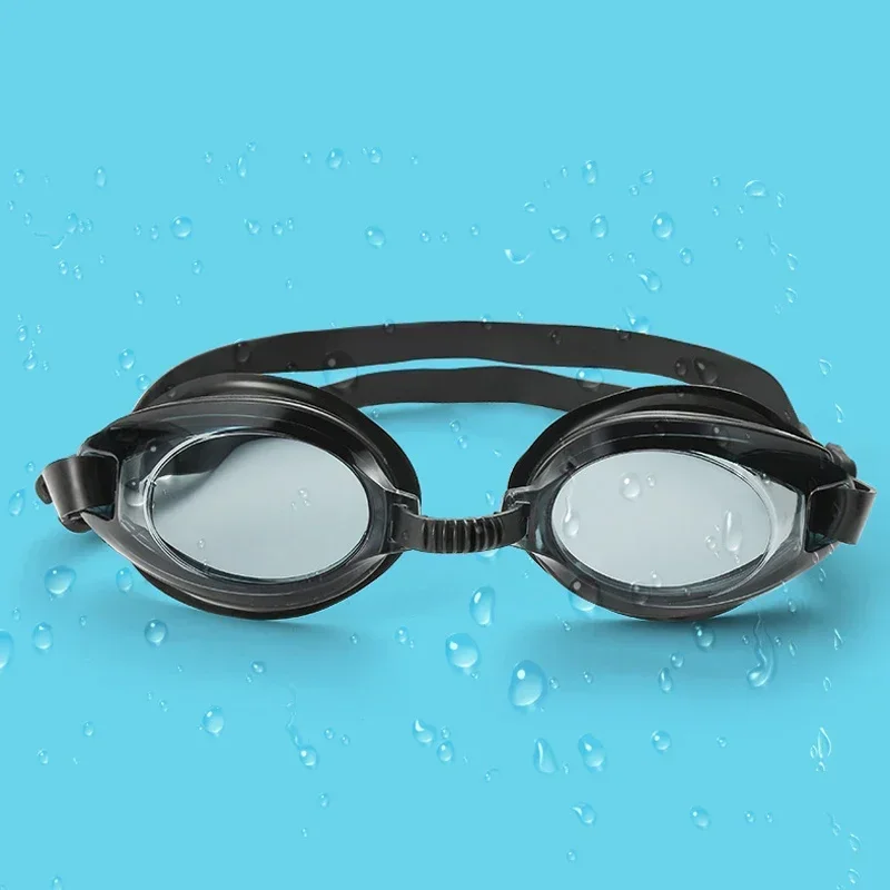 Swimming goggles anti-fog anti-ultraviolet high-definition flat mirror adult boys girls silicone Adjustable without restraint swimming goggles