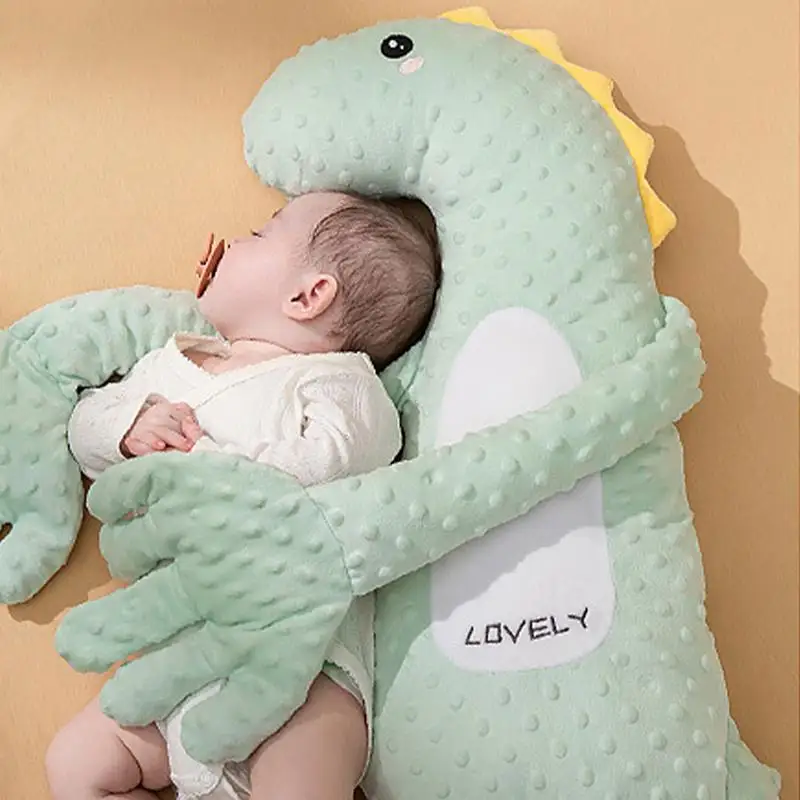 Adjustable Automatic Baby Patting Sleep Pillow Startle Prevention Soothing Palms for 0-3 Toddler Remote Control Baby Sleep Aids