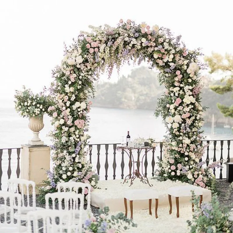 Wedding Arch Flower Frame Stand Balloon Arch Support Wedding Party Supplies Outdoor Lawn Decor Baby Shower Birthday Backdrop For wedding arch stand wedding arch set party arch set wedding flower stand