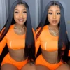 HD Lace Front Human Hair Wigs Straight 13x4 13x6 Transparent Lace Frontal Human Hair Wigs Pre Plucked HD Lace Wigs For Women 4