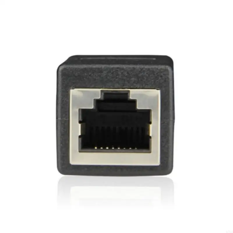 87ha RJ45 커플러 8Pin 이더넷 익스텐더 1000mbps CAT6/CAT5 LAN 커넥터 여성 대 여성 네트워킹 케이블 조인기