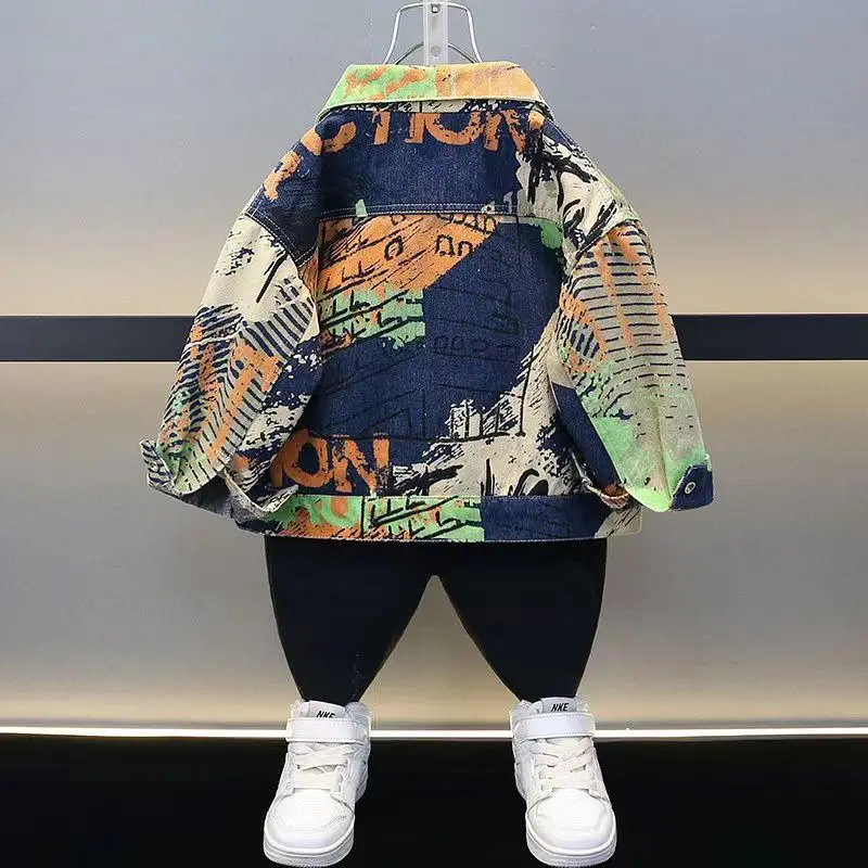 Veste en jean pour enfants, vêtements de printemps pour enfants, beau petit garçon, haut ChimBaby, nouveau, 2023