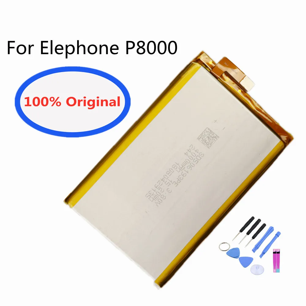 

New Original Elephone P8000 Battery For Elephone P8000 4165mAh Smart Phone Replacement Batteries Battery Bateria + Tools
