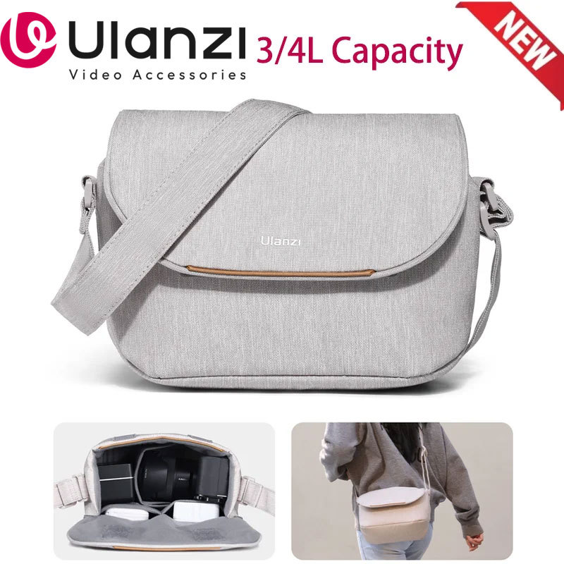 Ulanzi F01 3L Large Capacity DSLR Camera Bag Backpack Lightweight Waterproof Shoulder Bag  for Sony Canon Nikon Fuji 카메라가방 bolsa